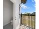 Private outdoor shower with toilet near the pool deck at 197 Rotonda Cir, Rotonda West, FL 33947