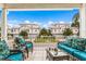 Spacious balcony featuring comfortable seating and scenic neighborhood views with a charming neighborhood at 318 64Th St, Holmes Beach, FL 34217