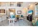 Inviting living room with high ceilings, comfortable furnishings, and an open layout perfect for entertaining at 318 64Th St, Holmes Beach, FL 34217