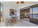 Beautiful patio adjacent to living room and main bedroom at 3540 Gulf Of Mexico Drive # 202, Longboat Key, FL 34228