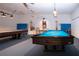 A game room featuring a pool table and table tennis, providing entertainment options at 3690 Pinecrest St # 124, Sarasota, FL 34232