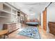 Charming main bedroom with natural light, ceiling fan, open layout, and stylish decor at 528 45Th St, Sarasota, FL 34234