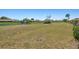 Expansive backyard view of a well-manicured lawn and pond at 6209 Heritage Ln # 6209, Bradenton, FL 34209