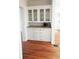 Charming built-in cabinet with granite countertop and glass-front cabinets at 624 19Th W St, Bradenton, FL 34205