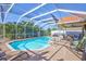 Inviting screened pool area with a covered patio and plenty of space for lounging at 6415 39Th W Ave, Bradenton, FL 34209