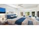 Bright bedroom with ample natural light, comfortable furniture and a serene atmosphere at 6628 Keystone Dr, Sarasota, FL 34231