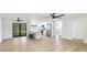 Spacious kitchen with modern flooring, fresh paint, new cabinets, stainless steel appliances and abundant natural light at 6628 Keystone Dr, Sarasota, FL 34231