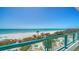 Amazing ocean view from the balcony with palm trees at 675 Longboat Club Rd # 23A, Longboat Key, FL 34228