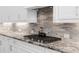 Well appointed kitchen with stainless steel appliances, granite countertops, and attractive backsplash at 17114 Verona Pl, Lakewood Ranch, FL 34202