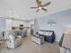Comfortable living room area connected to a well-equipped kitchen at 17902 Gawthrop Dr # 401, Bradenton, FL 34211