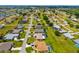 Expansive aerial view of the community with lush greenery and nearby lake at 25364 Tether Ln, Punta Gorda, FL 33983