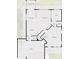 First floor floor plan showing the living spaces of the house at 25364 Tether Ln, Punta Gorda, FL 33983