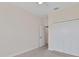 Neutral-toned bedroom with carpet floor, ceiling fan and closet at 302 Crystal Downs Ct, Sun City Center, FL 33573