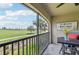 Relaxing balcony featuring golf course views, perfect for enjoying the outdoors at 5528 Palmer Cir # 204, Lakewood Ranch, FL 34211
