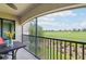 Enjoy the lanai with its beautiful golf course views, and room for seating at 5528 Palmer Cir # 204, Lakewood Ranch, FL 34211