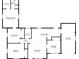 Detailed floor plan showing layout including bedrooms, kitchen, and living spaces at 6009 Lords Ave, Sarasota, FL 34231