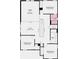 Second floor plan featuring bedrooms, bathrooms, and a loft area, highlighting the home's spacious design at 8505 Snowfall St, Sarasota, FL 34241