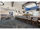 Spacious bar area with multiple seating options, ideal for entertaining and enjoying refreshments at 9630 Club South Cir # 6201, Sarasota, FL 34238