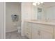 Well-lit bathroom with vanity, sink, and marble countertops at 9630 Club South Cir # 6201, Sarasota, FL 34238