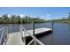 Community boat dock with ample space for residents to dock boats at 14514 20Th E St, Parrish, FL 34219