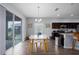 Bright dining area with sliding glass doors and contemporary decor at 16161 61St E Ln, Parrish, FL 34219