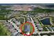 Aerial view of the community, showcasing the home's location within the neighborhood at 16848 Rosedown Gln, Parrish, FL 34219