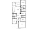 Detailed floor plan of the home, highlighting room layouts, dimensions, and flow at 16848 Rosedown Gln, Parrish, FL 34219