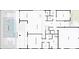 Detailed floor plan showcasing the layout of the home, including the pool, kitchen, and primary bedroom at 1842 Kenilworth St, Sarasota, FL 34231