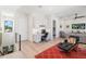 Bright home office space with built-in cabinets and desk area at 1842 Kenilworth St, Sarasota, FL 34231
