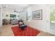Comfortable living room with stylish decor and ample seating at 1842 Kenilworth St, Sarasota, FL 34231
