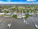 Waterfront home boasts private docks and serene views of the surrounding neighborhood at 1907 4Th W St, Palmetto, FL 34221