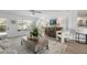 Bright and modern living room with stylish decor and wood floors at 1907 4Th W St, Palmetto, FL 34221