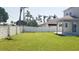 Spacious fenced-in backyard offers privacy and ample room for outdoor activities at 215 63Rd E Dr, Bradenton, FL 34203