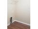 Laundry room with hookups and wood-look flooring at 215 63Rd E Dr, Bradenton, FL 34203