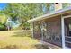 Relaxing screened porch with comfortable seating, perfect for enjoying the serene backyard views at 2906 Arlington St, Sarasota, FL 34239