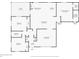 Detailed floor plan showcasing the layout of the home, including bedrooms, bathrooms, and living spaces at 322 Linden Dr, Ellenton, FL 34222