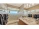 Bright bathroom with vanity, tiled shower, modern fixtures, and towel rack at 3272 Bayou Rd, Longboat Key, FL 34228