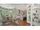 Gourmet kitchen with a large island, ample countertop space, and an adjacent breakfast nook at 3272 Bayou Rd, Longboat Key, FL 34228