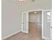Bright bedroom with French doors leading to the outside at 3812 Wenona Dr, North Port, FL 34288
