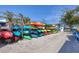 Kayak racks available for residents to store and easily access kayaks for enjoying time on the water at 4380 Exeter Dr # 304, Longboat Key, FL 34228