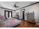 Bedroom with hardwood floors and French doors at 4610 13Th W St, Palmetto, FL 34221