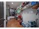 Organized pantry with ample shelving for storing groceries and household items to keep the kitchen clutter-free at 4610 13Th W St, Palmetto, FL 34221