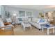 Comfortable living room with beachy decor, cozy seating, and a tranquil atmosphere at 5920 Midnight Pass Rd # 406, Sarasota, FL 34242
