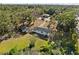 Aerial view of home nestled among trees, showcasing ample space and privacy at 611 29Th E St, Bradenton, FL 34208