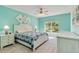 Serene bedroom with a large window, soft lighting, and neutral-toned decor at 6339 Bay Cedar Ln # 102, Bradenton, FL 34203