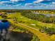 Beautiful aerial view of the golf course, lakes and landscaping at 6524 Willowshire Way, Bradenton, FL 34212
