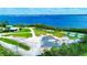 A recreation area near the water has lush green grass, a playground, picnic area, and sports facilities at 80 Liles St, Terra Ceia, FL 34250