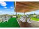 Entertain or relax on the expansive rooftop deck with partial covering at 135 Grant Dr, Sarasota, FL 34236