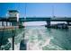 View of a bridge from the water, showcasing the waterway and architectural structure at 135 Grant Dr, Sarasota, FL 34236