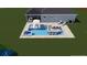 A wonderful backyard pool with seating and bar, perfect for entertaining guests at 14914 15Th E St, Parrish, FL 34219